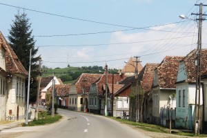 przykład saskiej zabudowy wsi